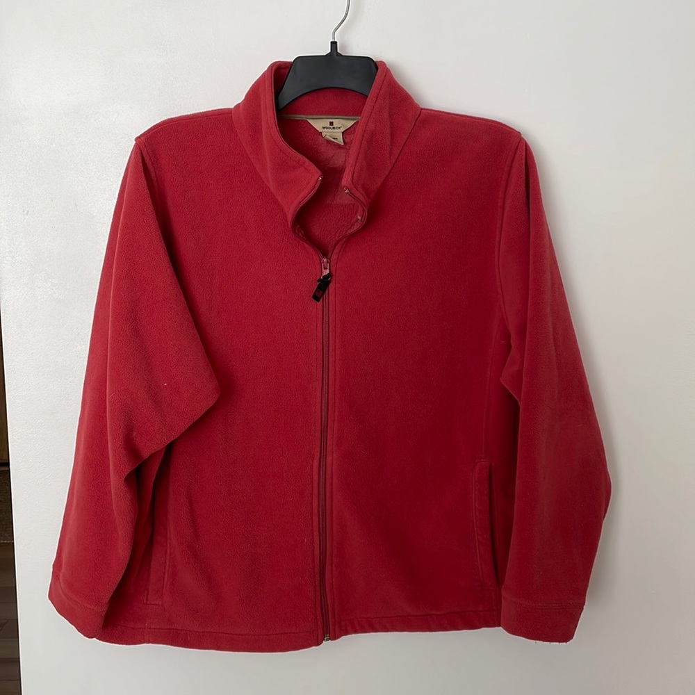 Woolrich Fleece Zip Jacket - Pink